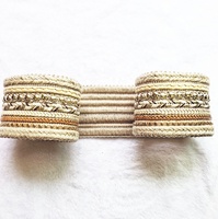 Corde tressée de 66mm de largeur sur le dessus des chaussures comme décoration vente chaude