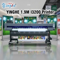 Imprimante éco-solvant grand format YINGHE 2026 nouvelle 1,9 m (6,2 pi) I3200 pour bannières flexibles, vinyle, PP rétroéclairé, encre CMYK rapide SA JHB CMYK en stock