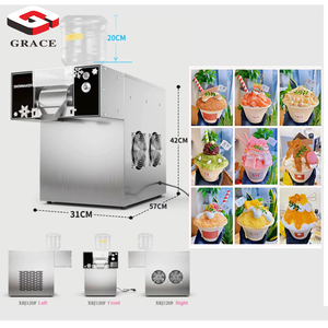 Thương mại sữa tuyết Flakes <span class=keywords><strong>Ice</strong></span> <span class=keywords><strong>Cream</strong></span> Shaver Maker Máy bông tuyết <span class=keywords><strong>Ice</strong></span> cạo Máy làm Hàn Quốc kakigori Bingsu máy - Product Image 1