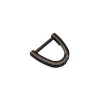 Vente directe usine – Boucles décoratives classiques et tendance en alliage de zinc de 19 mm en forme de D – Accessoires métalliques polyvalents pour sacs et sacs à main