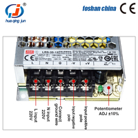Meanwell-fuente de alimentación conmutada para Módulo de relé, LRS-50-24 de 50W, 24V, 2.2A, salida única