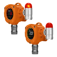 Détecteur de gaz fixe D400 ATEX CE, alarme sonore et lumineuse, gaz toxiques CO CH4, 0-100%LEL, sortie 4-20mA RS485, sécurité industrielle robuste