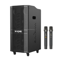 Altavoz Line Array W-King K20 Plus de 400W, Tarjeta de Sonido Potente, Altavoz Inalámbrico para Guitarra, DJ, Fiestas, Escenarios, Exteriores, Cine en Casa, Karaoke