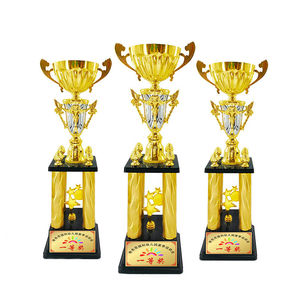 Fabricants de trophée en métal, Base noire, personnalisé, gymnastique, football, grande taille, médaille, Golden Sports Champions League, trophée Cup - Product Image 5