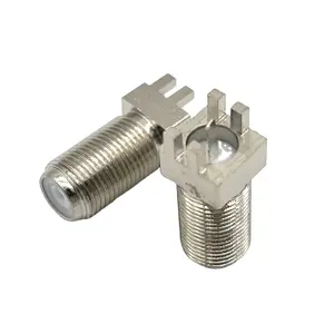 RF Coaxial Connector F Type F Jack Female For PCB Mount