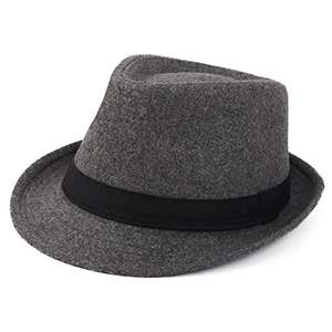 SH-1000 erkek 1920s klasik pamuk kısa ağız Trilby Fedora şapka kadın partiler balıkçılık iş rahat açık sahneler karakter - Product Image 2