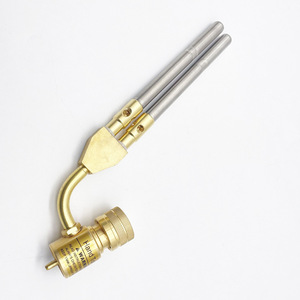 Antorcha manual Mapp Torch 1800C con cabezal angulado, recubierta de cobre, para soldadura con gas mixto y gas licuado, encendido manual. - Product Image 1