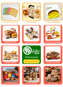 Venta al por mayor de alta gama caja de cartón para <span class=keywords><strong>pizza</strong></span> de cartón corrugado Impresión de logotipo personalizado y revestimiento UV color blanco - Product Image 6