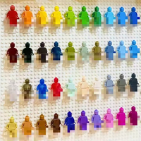Figurines miniatures en plastique, jouets personnalisés avec personnages, ensemble de poupées miniatures en blocs de construction, jeu de jouets en blocs de construction