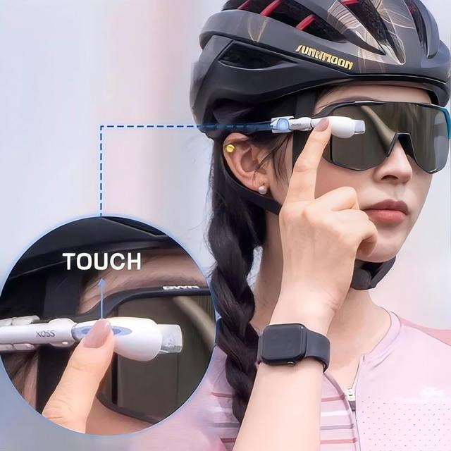 Intelligent AI AR Cycling Glasses with GPS Navigation IP65 Waterproof Phone Calls & AR HUD