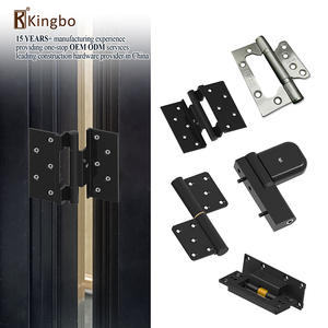 Charnière hydraulique à fermeture automatique noir porte fenêtre accessoires matériel <span class=keywords><strong>Pivot</strong></span> automatique robuste pliant en aluminium porte réglable - Product Image 1