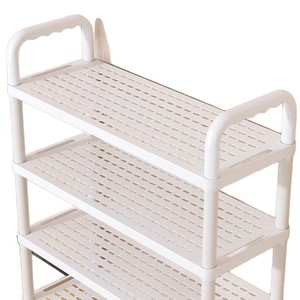 Multi Layer Shoe Rack For Home Front Door Dormitory Rental Room Dustproof Simple Storage With Wheels - Product Image 5