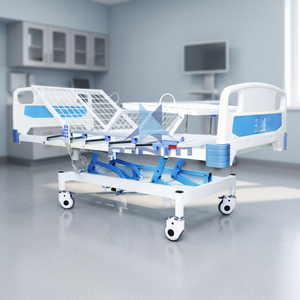 Lit d'hôpital électrique 3 fonctions pour USI, neuf, haute qualité, lit médical manuel simple 3 fonctions pour adulte - Product Image 2