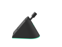 Klip Kabel USB Mouse Gaming dengan Lampu RGB, Penyangga Bungee untuk Tangan Kanan, Fixer Hub Perangkat, ABS/Silikon, Warna & Logo Dapat Disesuaikan