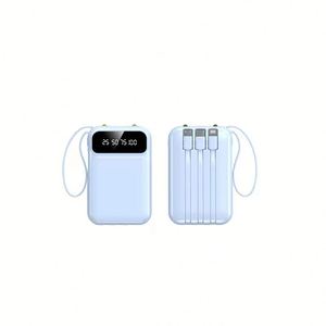 Custom Hand <b>Rope</b> Mobile Phone Power Bank Manufacturers <b>LED</b> Digital Display Mini Fast Charging 20000mAh Power Bank with Cable - Product Image 3