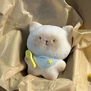 Colgante de peluche de gato y conejo con sonido, el más vendido, bonito amuleto de gato siamés, venta al por mayor - Product Image 4