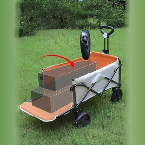 New Điện Có Thể Gập Lại Giỏ Cắm Trại <span class=keywords><strong>Wagon</strong></span> Giỏ Hàng Nhiệm Vụ Nặng Nề Đóng Mở Gấp Bãi Biển Tiện Ích Giỏ Hàng Xe Đẩy Điện Gấp Toa Xe - Product Image 4