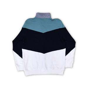 ชุดวอร์มผ้าฝ้าย100% ชุดฝึกวิ่งกีฬาปักสีบล็อก - Product Image 4