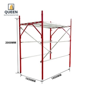 LINYI QUEEN <span class=keywords><strong>Impalcatura</strong></span> a telaio Walk Through H Facade Frame tipo italiana con perno ribaltabile forgiato, altezza standard - Product Image 1