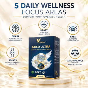 น้ำมันปลา FitAltus Gold Ultra Omega-3 1000 มก. EPA DHA 60 แคปซูล ผลิตในแคนาดา น้ำมันปลาเกรดพรีเมียมทางการแพทย์ rTG - Product Image 3