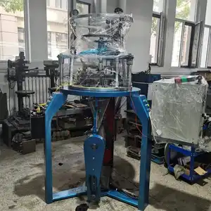 Automatic metal / pp wire circular demister pad gas liquid knitted wire mesh filter knitting machine