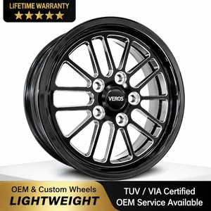 Rueda Forjada VEROS Beadlock 15x3 17x4.5 5x120 4x100 5x100 con Espaciado <span class=keywords><strong>de</strong></span> 7.25/2.25 para <span class=keywords><strong>Ruedas</strong></span> Delgadas <span class=keywords><strong>de</strong></span> Drag y Vehículos <span class=keywords><strong>de</strong></span> Pasajeros - Product Image 1