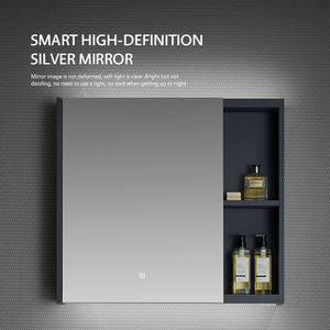 Contemporary Design Stainless Steel <strong>Bathroom</strong> Vanity <strong>Mirror</strong> <strong>Cabinet</strong> with LED Light - Product Image 5