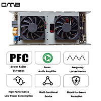 Module d'amplificateur professionnel haut de gamme en métal PFA8000 à faible consommation d'énergie, PFC 1300 Watts, classe D, 4 canaux, pour enceinte active