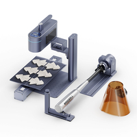 Extension rotative et coulissante LP4 Deluxe pour la gravure et la découpe au laser, compatible avec le format DXF, le bois, le MDF, le caoutchouc et le cristal