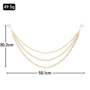 Guirnalda Triple de Perlas ABS para <span class=keywords><strong>Chimenea</strong></span>, Decoración Navideña para el Hogar - Product Image 6