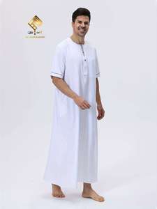 AL HARAMAIN Nouvelle robe à manches courtes pour hommes musulmans, élégante et pratique, de bonne qualité. - Product Image 1
