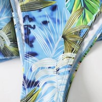 Maillot de bain deux pièces en mousseline florale style exotique 2026 pour les vacances, amincissant, moulant, élégant, sexy, séchage rapide, très performant