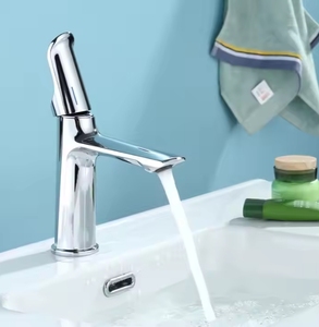 Grifo Mezclador Monomando de Lujo Moderno <span class=keywords><strong>para</strong></span> Lavabo, <span class=keywords><strong>con</strong></span> <span class=keywords><strong>Sensor</strong></span> Táctil, Cromado, de Zinc, <span class=keywords><strong>con</strong></span> Válvula Cerámica, <span class=keywords><strong>para</strong></span> Villas - Product Image 5