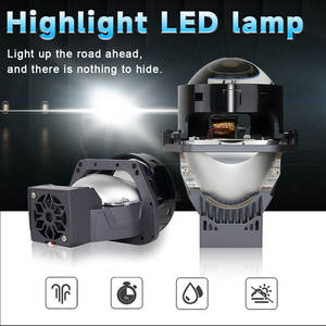 Faros Delanteros de Repuesto con Lente Bi-Proyector LED Súper Brillantes de 3 Pulgadas, 65 W, 8000 Lúmenes, 6000 K, Resistentes al Agua IP68, Ajuste Universal para Automóvil - Product Image 5