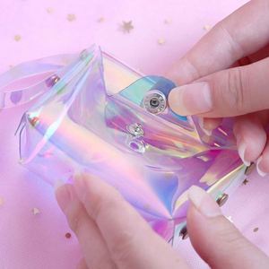 Monedero Transparente de PVC Láser para Mujer, Impermeable, a la Moda, para Monedas - Product Image 3