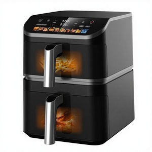 Friggitrice ad Aria Digitale 3000W con Motore DC, 4.5+6.5 Litri, 2 Cestelli, Grande Capacità 11L, Schermo a Colori, Doppio Cestello - Product Image 5