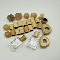 Bouchons en bois personnalisés durables pour diffuseurs de parfum, couvercles carrés en hêtre pour bouteilles