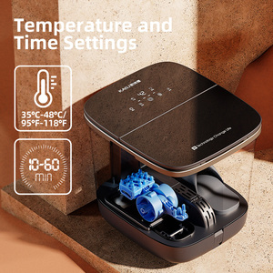 Masajeador eléctrico de calefacción para Spa de pies, Cubo de baño de presión de aire motorizado para circulación sanguínea, Máquina Eléctrica de masaje de pies - Product Image 3