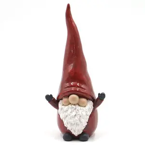 Grosir Ornamen Natal Resin Pribadi Dekorasi Hadiah Gnome Tampilan Keramik Natal Resin