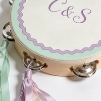 4/6 Inch Bulk Wedding Mini Tambourine Tamburelli Matrimonio Pandereta Hand Drum Percussion Instrument Gift Regalo Invitados Boda