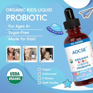 Gotas Probióticas OEM/ODM para la Salud Intestinal y el Apoyo Inmunológico de los Niños, Suplemento Herbal con Beneficios Antioxidantes, Fórmula Natural - Product Image 4