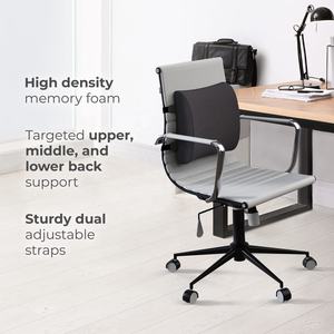 Cuscino per la schiena <span class=keywords><strong>elastico</strong></span> in Memory Foam cuscino di supporto lombare Comfort per la schiena della sedia da ufficio migliora la postura seduta <span class=keywords><strong>cuscini</strong></span> Comfort - Product Image 4