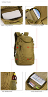 Sac à dos tactique de randonnée S401 grande capacité, plusieurs couleurs camouflage, système Molle, sac de sport, mochila, sac à dos tactique camouflage
