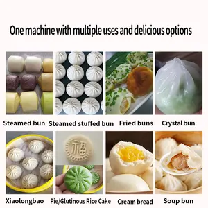 New Type 220v Good Stability And High Configuration Steamed Bread Bun Making Machine