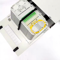 Panneau de brassage à fibres optiques personnalisable de type tiroir FPP-D7 1U-4U, connecteur SC/LC, métal-plastique, ODF FTTX, capacité 12-192 fibres