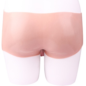 FAAK Wholesale and Dropshipping Silicone Pants Penis Extender Hollow <b>Dildo</b> Penis Enlargement Extension Cock Sleeve Sex Toys - Product Image 3