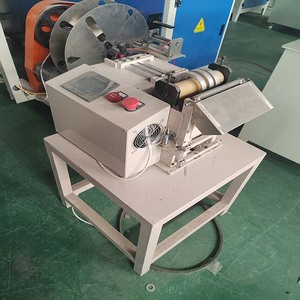 Shuangda 280mm otomatik PVC tüp kesme çekirdek paslanmaz çelik alaşım PLC cihazı uzaktan kumanda ağır plastik kauçuk makineleri - Product Image 5