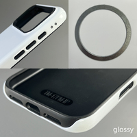 Carcasa de Teléfono Minimalista para Sublimación 3D, 2 en 1, Magnética, Imprimible por Transferencia de Calor, para iPhone 16e S26 Ultra