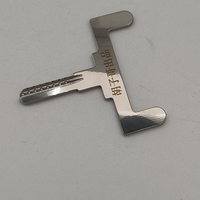 Outil en feuille d'étain AB pour serrures antivol, outil de serrurier, rainure positive simple rangée