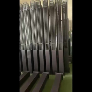 Fábrica personalizada IP65 impermeable 3000K Luz de jardín Solar 30W LED bolardo con carcasa de aluminio iluminación de canal 220V fuente de alimentación - Product Image 2